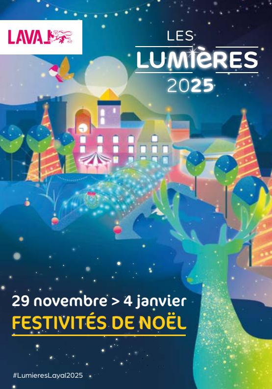 Programme complet des Lumières de Laval publié par Laval Tourisme